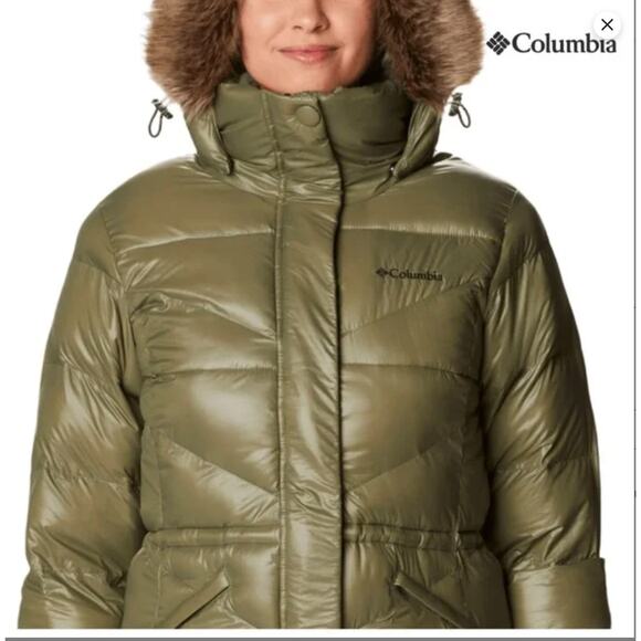 Columbia Peak to Park Mid Insulated Jacket Olive Green XS $220 NWT - Picture 3 of 7